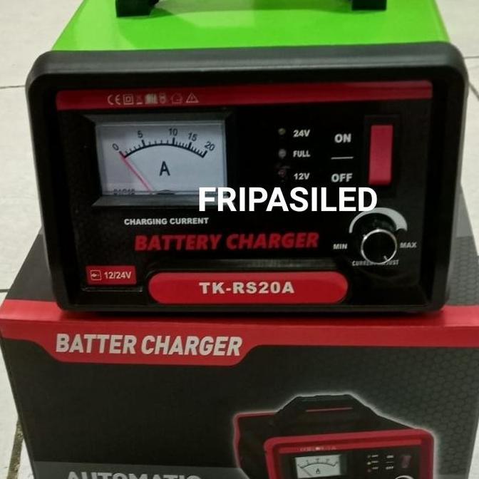 Bnr Charger Aki 20Amper Cas Aki 20A Automatic Batter Charger Kualitas Bagu