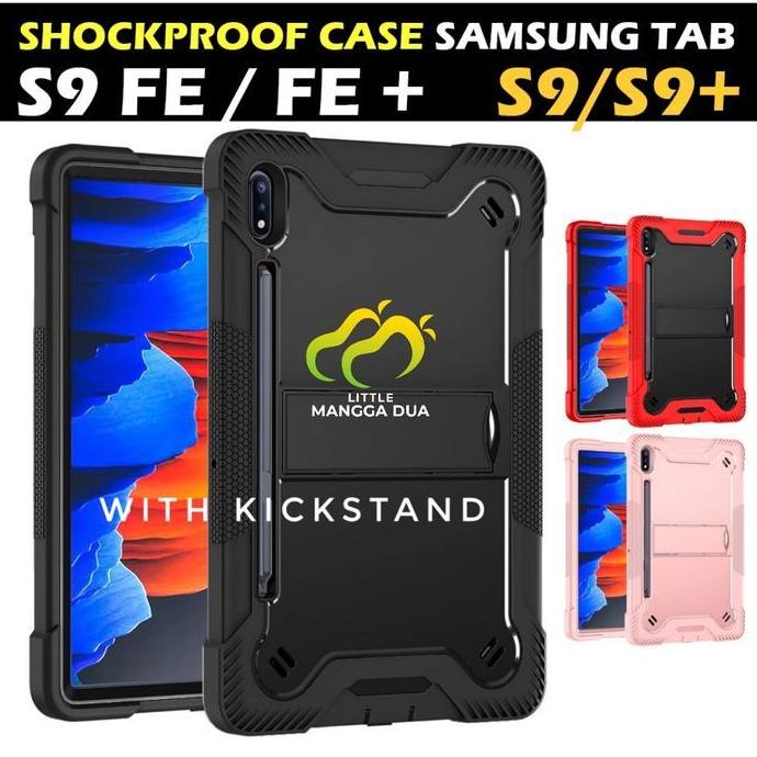 Case Samsung Galaxy Tab S9 FE Plus S9fe Fe+ Armor Cover Casing Hybrid