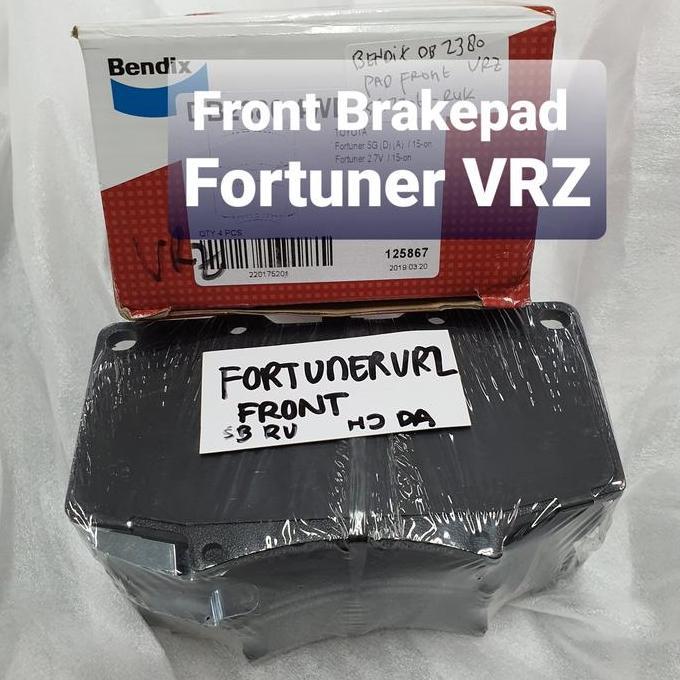 NEW Bendix Brakepad Front Fortuner VRZ