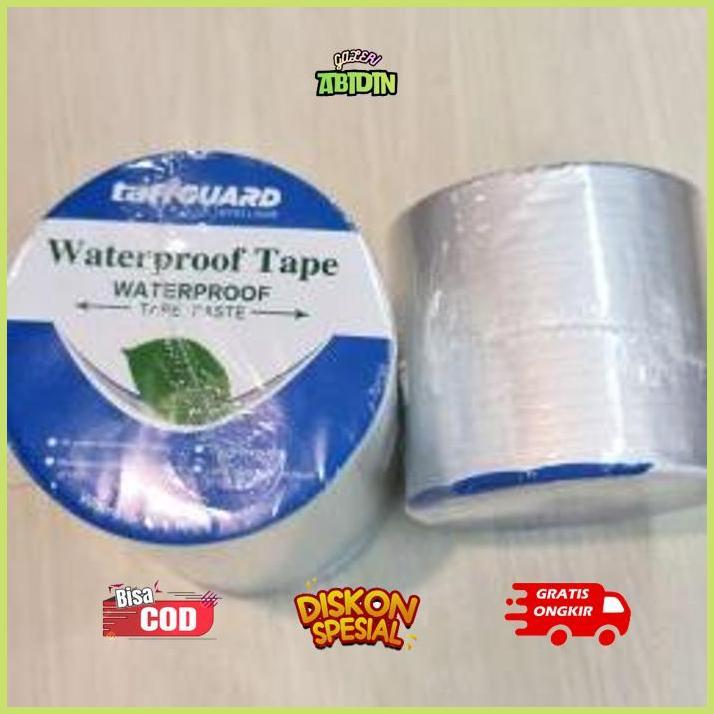 MMA-1318 Lakban Anti Bocor Anti Air Tahan Panas Aluminium Foil Asphalt Tambal Atap Lem Talang Serba 