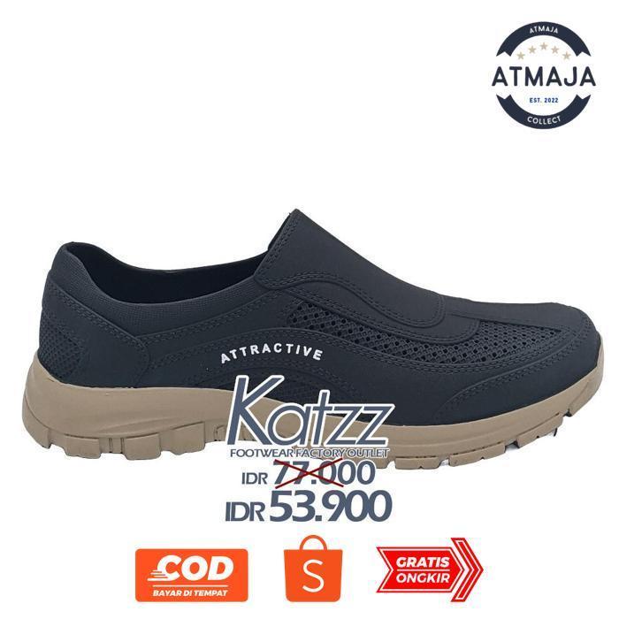 ukd-23 Katzz - Sepatu Karet Pria Uk 39 - 44 / Sepatu Pantofel Cocok Untuk Acara Santai / Sepatu Anti