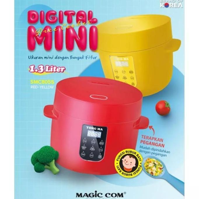 Magic Com Yong Ma Digital Yongma Rice Cooker Kecil 1,3L SMC 8055