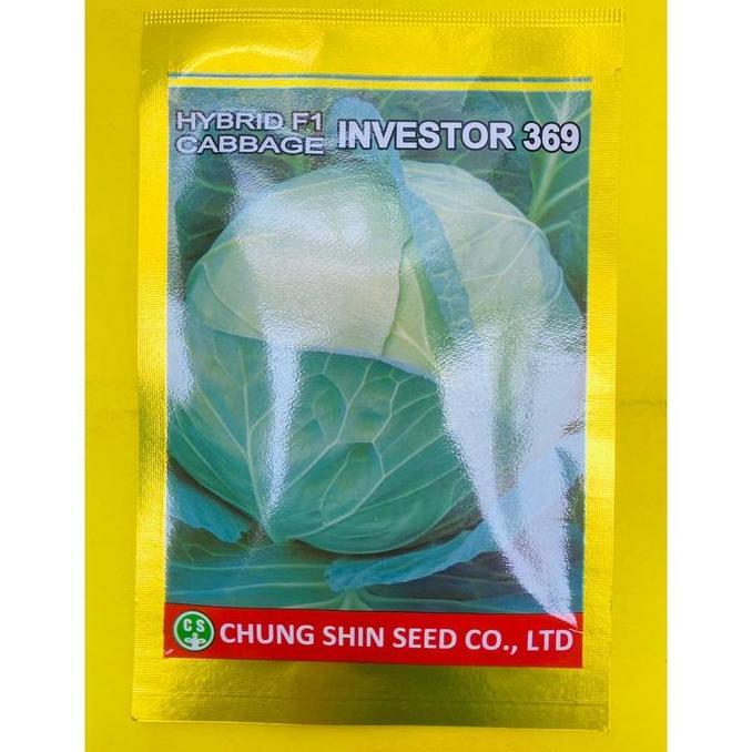 Terlaris Benih Kubis Kol Investor 369 Berat Isi 25 Gram Dari Chung Shin Seed