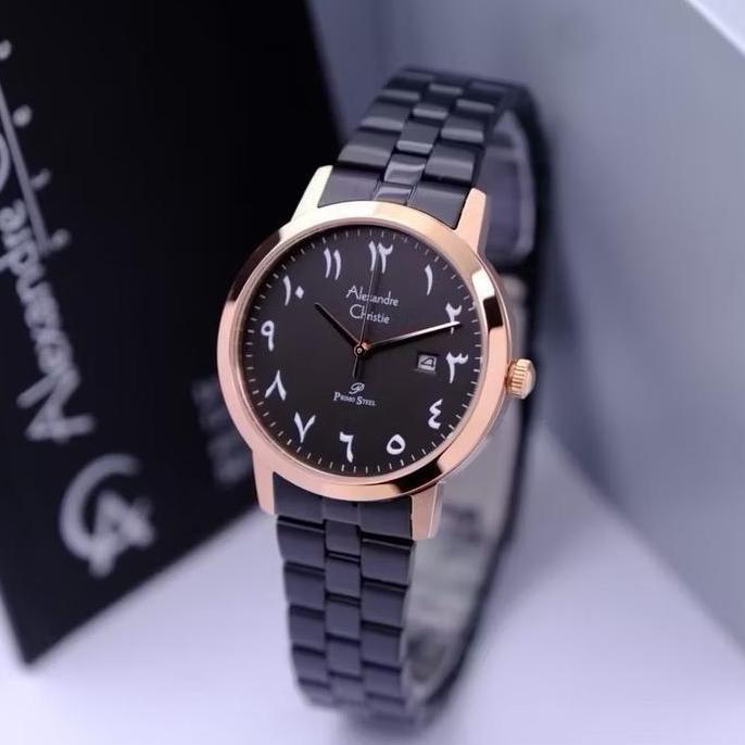 Ready NEW | Jam Tangan Wanita Alexandre Christie 1007 AC1007 Arabic Dial [ORIGINAL] Watches Stainles