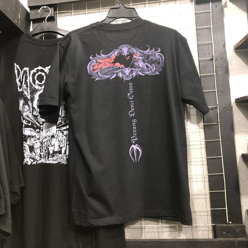 Kaos FORGOTTEN BAND PERANG DEMI SETAN Tshirt 100% Cotton Realpic || Size S M L XL XXL 3XL 4XL || DIS