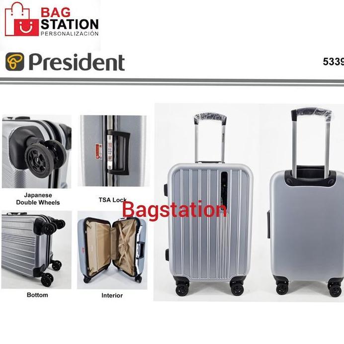 New TAS TRAVEL KOPER TAS CABIN PRESIDENT 20 IN 5339 MULTIWHEEL 4 RODA ORIGINAL TAS TRAVEL TAS PAKAIA