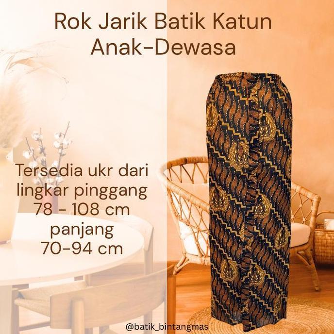Rok Jarik Kain Batik Kebaya Wiru Katun Anak & Dewasa murah