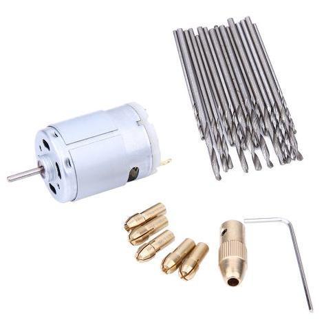PAKET HEMAT MOTOR DINAMO BOR DC 12V COLLET COLET CHUCK MATA BOR MINI