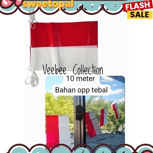 GROSIR Bunting Flag Bendera Plastik TBL B. Dekorasi agustusan. Hiasan agustusan. Dekorasi kantor. Be
