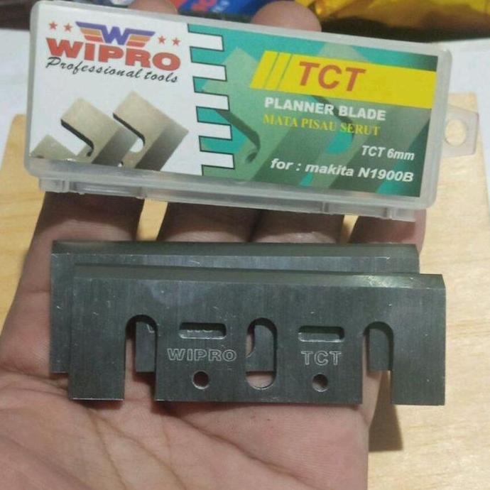 Mata planer pasah kayu wipro tct planer blade 6mm for N1900B - Available