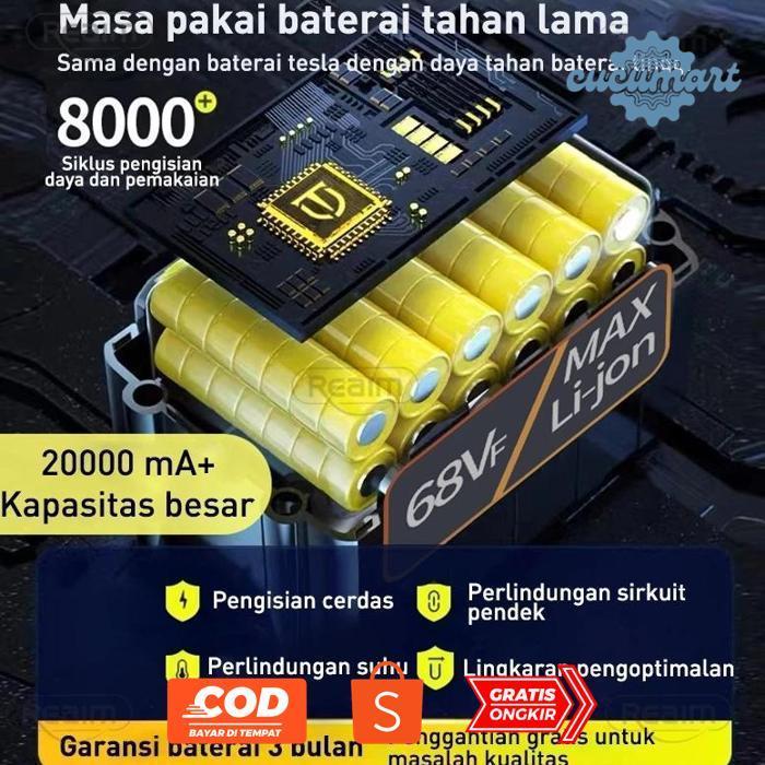 Terlaris Reaim jet cleaner mesin 150BAR semprotan Portable mini cuci mobil motor alat cuci motor sem