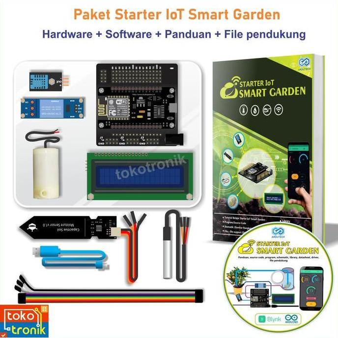 Starter Iot Smart Garden - Kit Iot Penyiram Tanaman Otomatis Kualitas Terbaik Harga Termurah