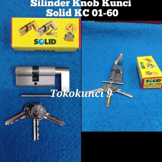 SILINDER SOLID KNOB CYLINDER KC 01-60 US 26D KNOB KUNCI SOLID ORIGINAL DAN TERPERCAYA