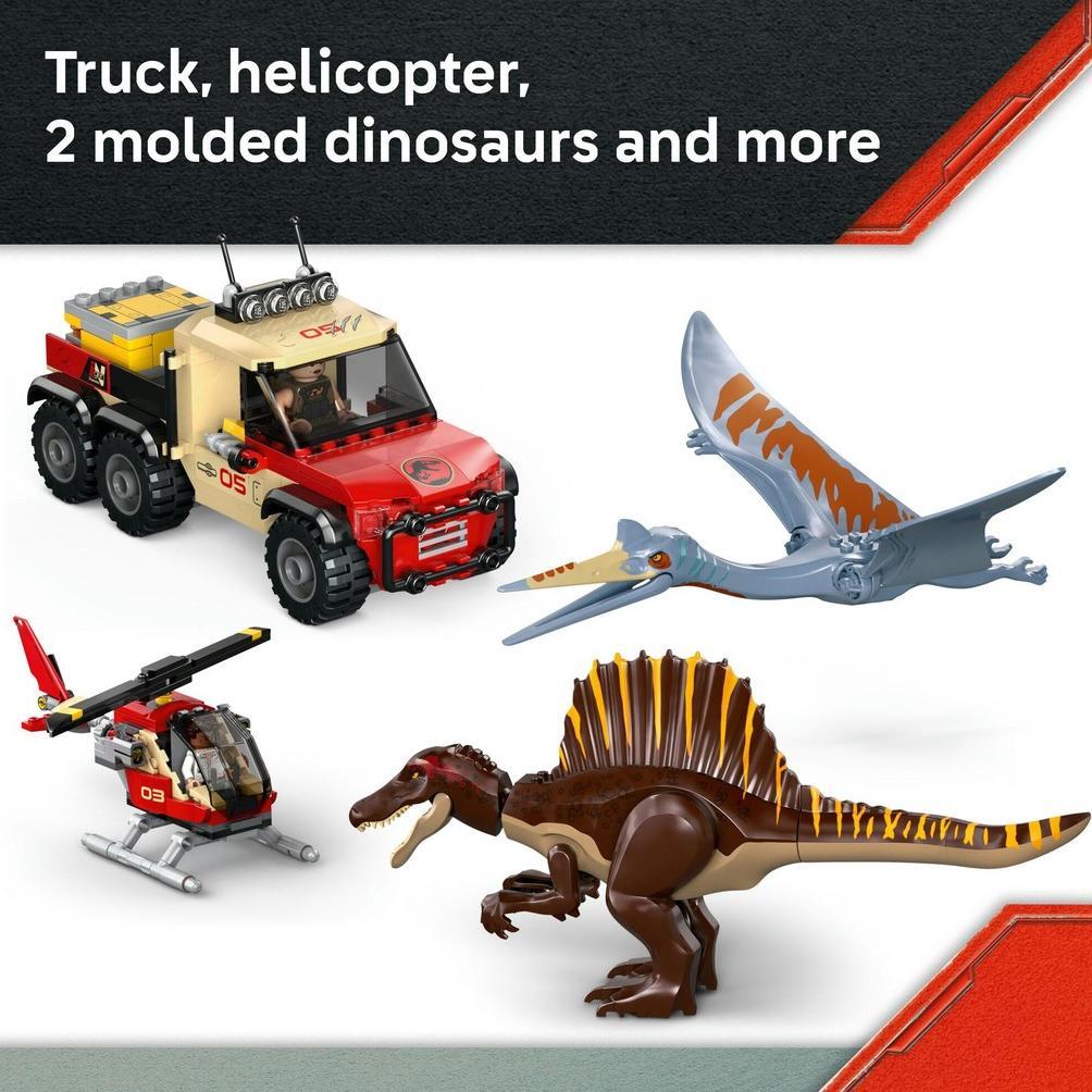 NEW STOCK  LEGO Jurassic World 76976 Spinosaurus & Quetzalcoatlus Air Mission (984 Pieces) Mainan Ba