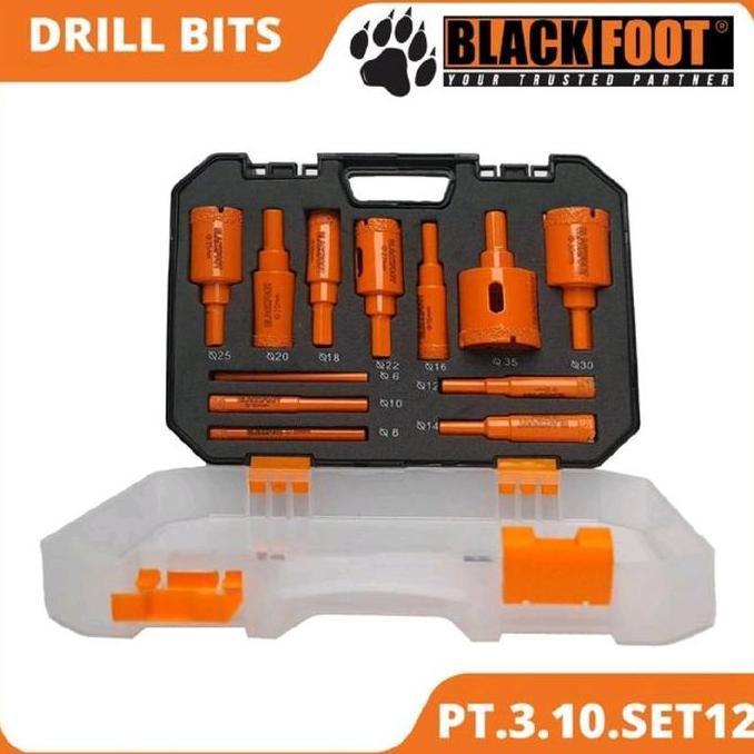 BLACKFOOT BRAZED DIAMOND HOLE SAW holesaw core bit mata bor pembolong beton keramik batu marmer marb