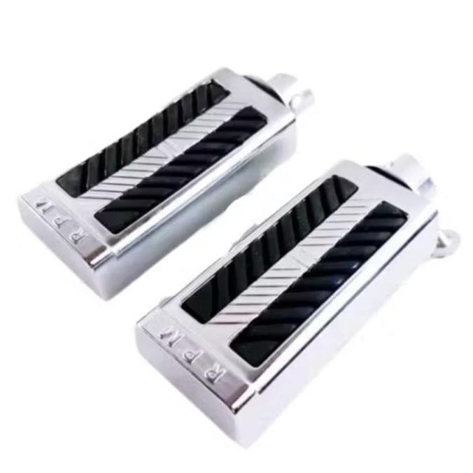 Promo Foot Step Belakang Motor Bebek Bahan Besi dan Karet Variasi Universal COD