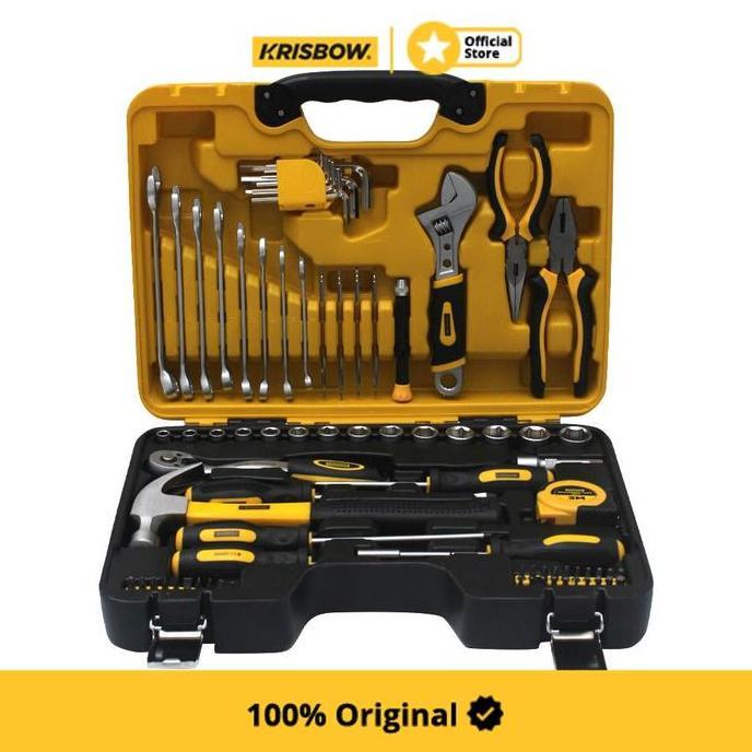 Ernawilman89 - KRISBOW SET 78 PCS PERKAKAS MEKANIK | Krisbow Tool Set 78 Pcs Perkakas Mekanik Lengka