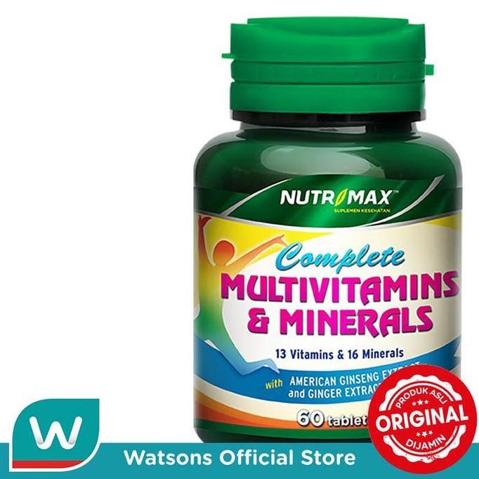 eko_storebookck - Nutrimax Complete Multi & Mineral 60 Tablet - Suplemen Multivitamin & Mineral Leng