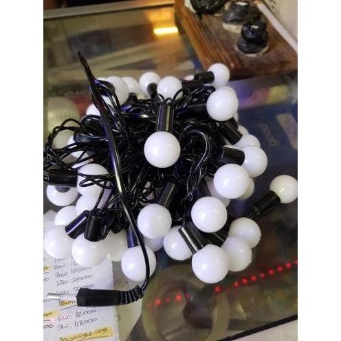 Lampu Natal Bola Gundu - Warna Warni Kedip (kecil)
