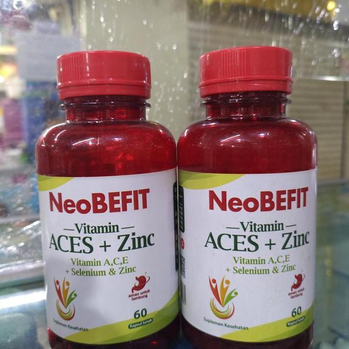 eko_storebookck - NeoBefit Vitamin ACES + Zinc 60 Tablets - Suplemen Kesehatan Kulit & Imunitas