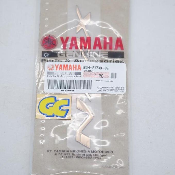 Emblem 3D Logo Yamaha New Nmax Warna Gold