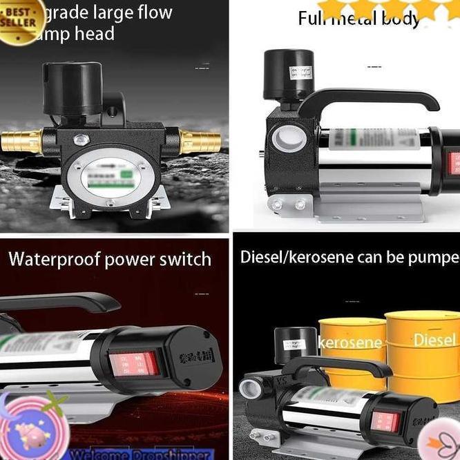 Yourfavproduct Oriental Pompa Diesel Pump Oil Fuel Transfer Liquid Copper 12V 380W - Ks-41 Wd17