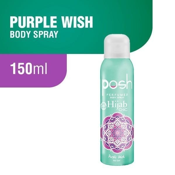 Posh Hijab Spray Cologne Purple Wish Botol 150 ml x2 - Gambar 2