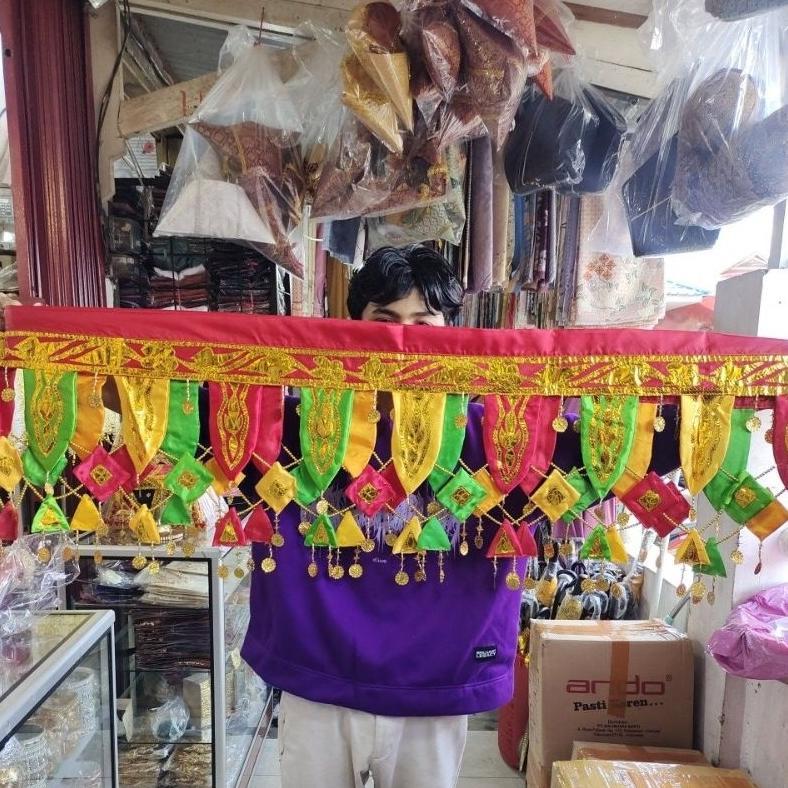 Tirai Dekorasi/Ondas Cancang Panjang 3 Meter.