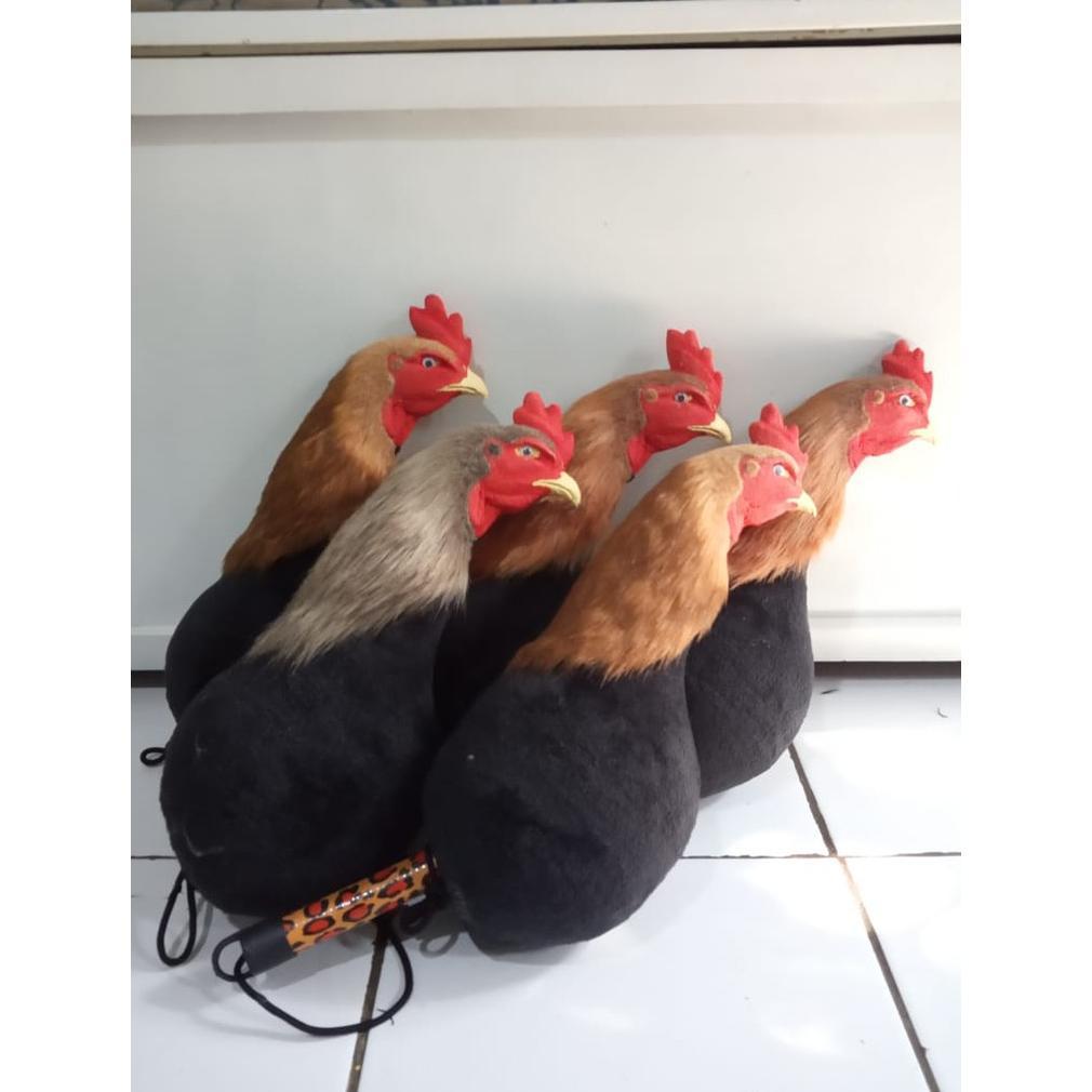 Boneka Ayam Setengah Badan Gagang