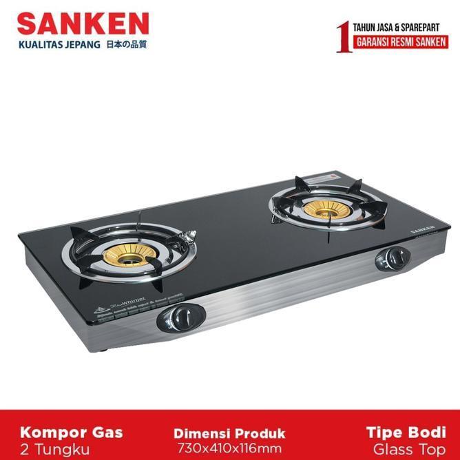 Sanken Sg369 Dx2 Kompor Gas 2 Tungku
