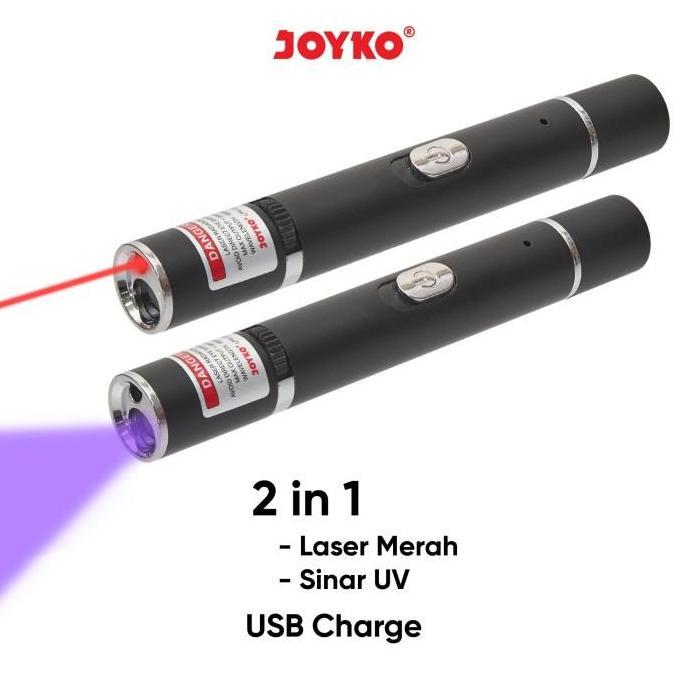 Fahri_vanui - Laser Pointer 2 In 1 Joyko LPR-103 UV LED Light & Green Laser Pen