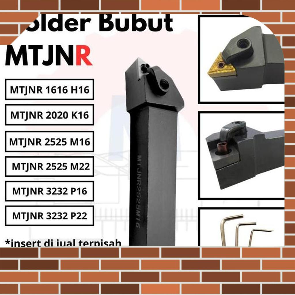 Stang Bubut Mtjnr 1616 2020 2525 3232 Holder Pahat Mtjnr Insert Tnmg