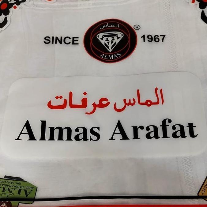 Sorban Almas Arafat / Sorban Murah Almas Putih Polos / Sorban Arab