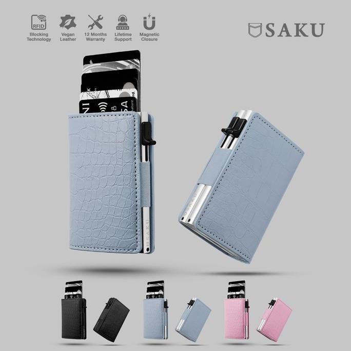 Vaharasalim - SAKU Dompet Kartu Pria Wanita Smart Wallet RFID | Croile Card Holder RFID