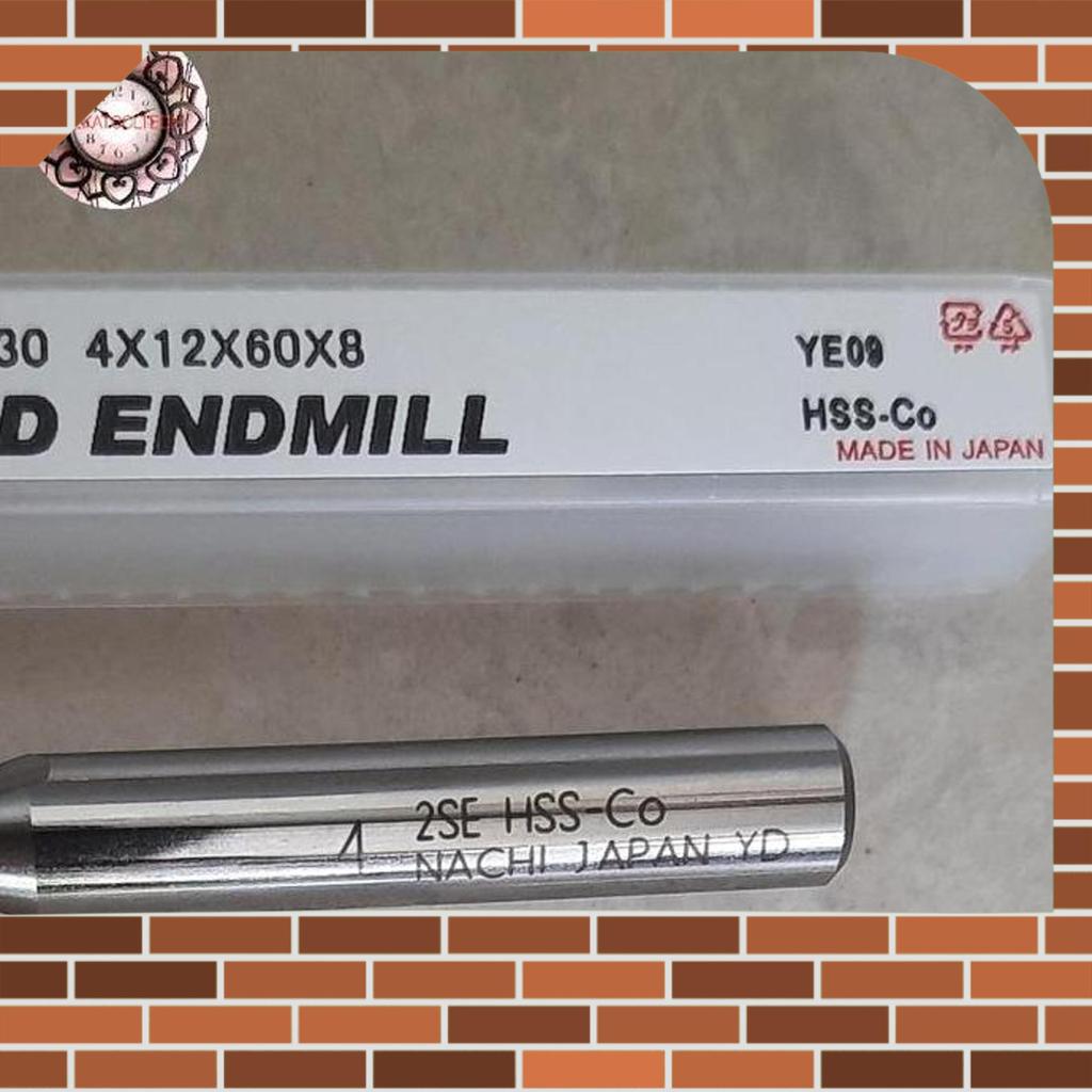 Endmill 4Mm Nachi 2Se Superhard Hss Cobalt | Endmill Nachi 4Mm 2Flute