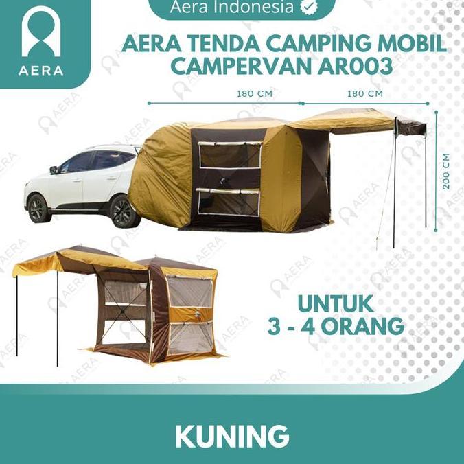 Tenda Mobil Camping Campervan AR003 3-4 Orang | Tenda Camping Belakang Mobil | Tenda Camping Mobil W