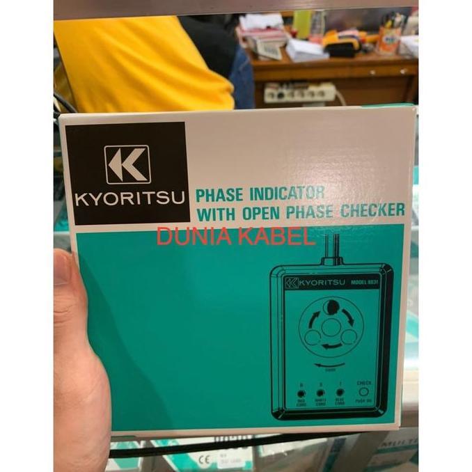Promo Phase Indicator Kyoritsu 8031 3 Phase Sequence Rotation Checker Cod