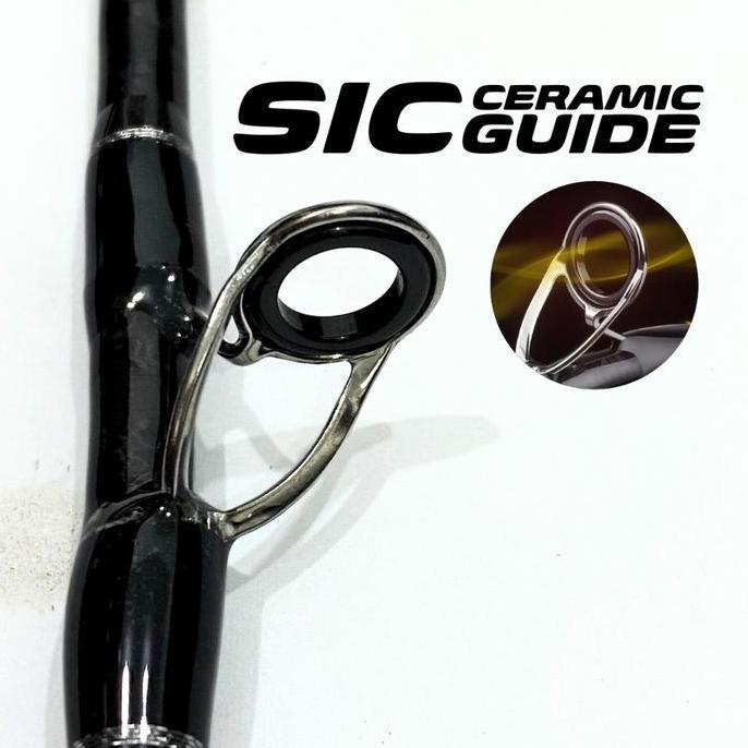 Aquapro Joran Pancing Strangers Action Ultralight Fishing Spinning Rod Bahan High Carbon Solid