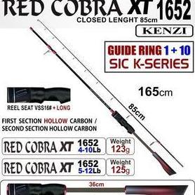 JORAN KENZI RED COBRA XT 1652 4-10lbs 5-12lbs Spinning pancing