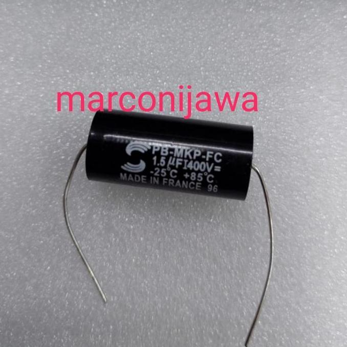 capasitor solen 1.5uf 400V axial kaki kanan kiri