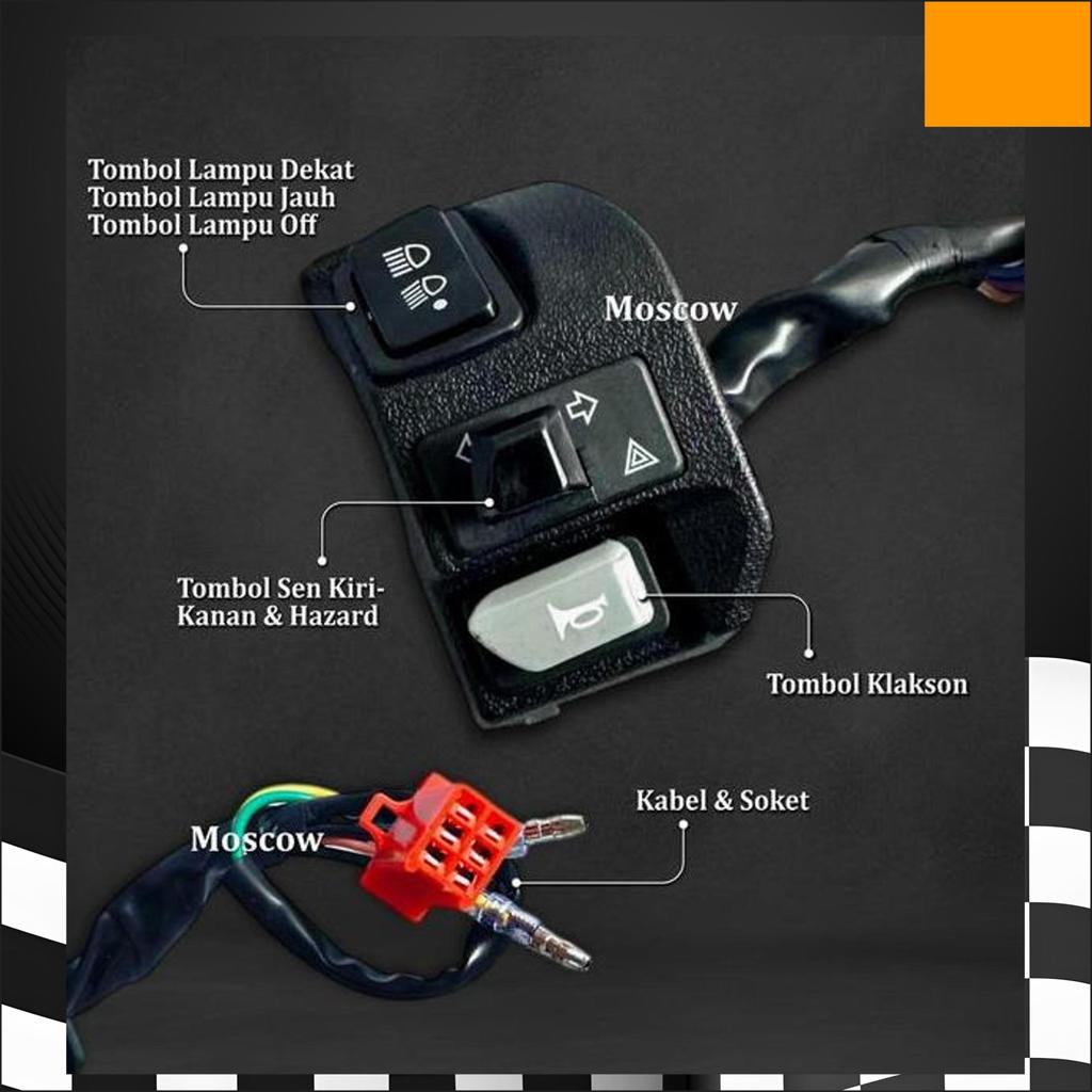 Saklar Holder Kiri Jupiter Z1 Jupiter Z 1 Injeksi Sakalr Hazard Dan On Off Lampu Depan Saklar Biled 