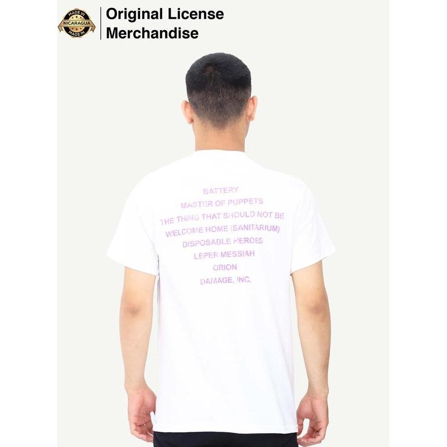 Kaos Baju Tshirt Pria Musik Metal METALLICA Original Master Of Puppets murah