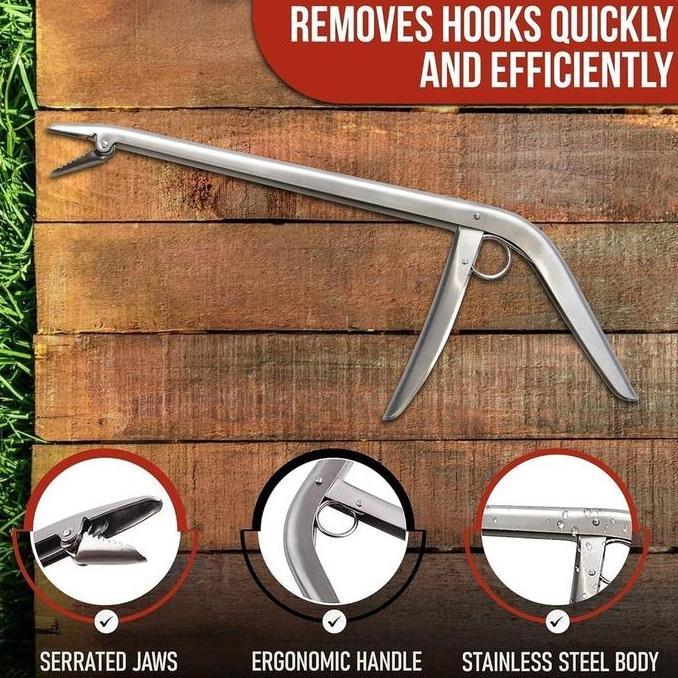 Tang Panjang Alat Jepit Ular Hewan Pelepas Kait Kail Ikan Penangkap