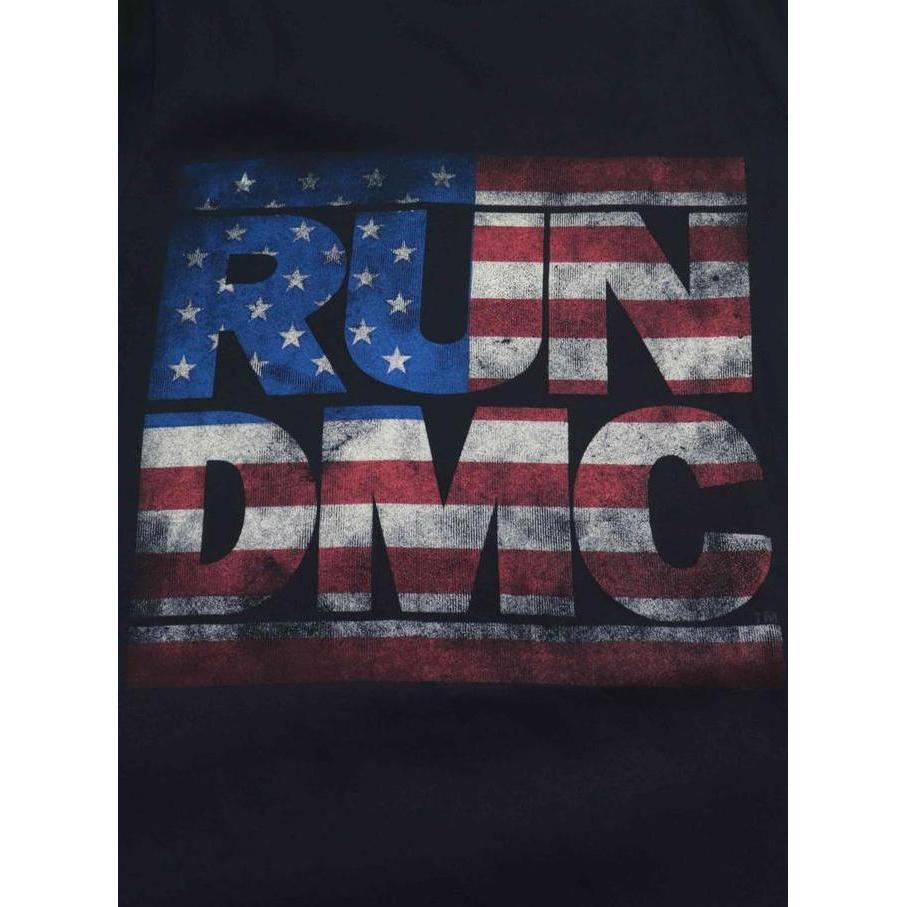Kaos Baju Tshirt Pria Cowok Rap Musik RUN DMC Original Americana Logo murah