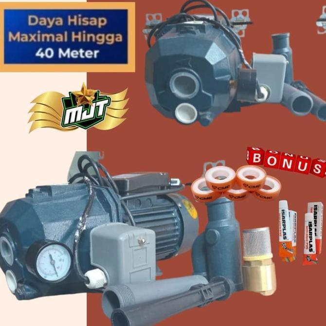 Mesin Pompa Air Jet Pump Sumur Bor 40 Meter 375 National Automatic No Tabung Smz Tanpa Tangki Shinol
