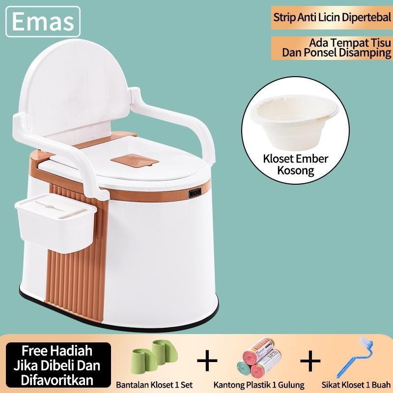 Kloset Portabel Untuk Orang Tua Dan Wanita Hamil / Wc Duduk Portable / Kursi Pispot Ibu Hamil / Kurs