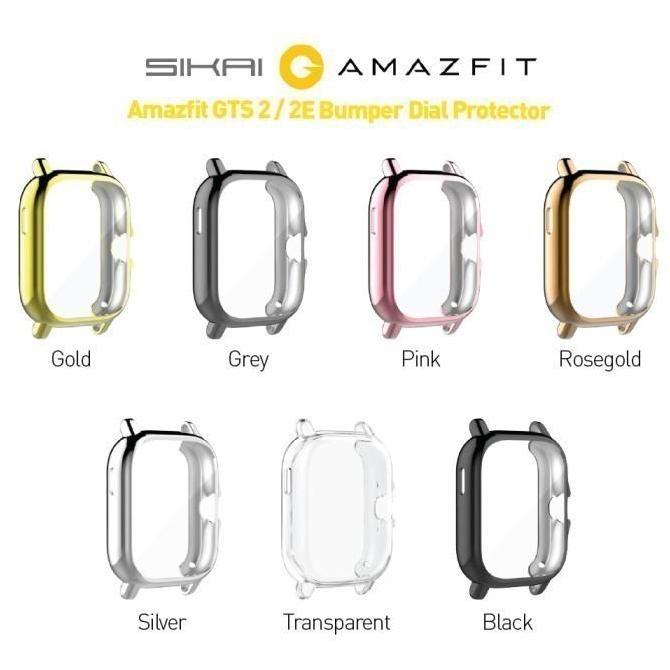 SIKAI Rubber Case Soft Bumper Cover Screen for Amazfit GTS 2 2e GTS2