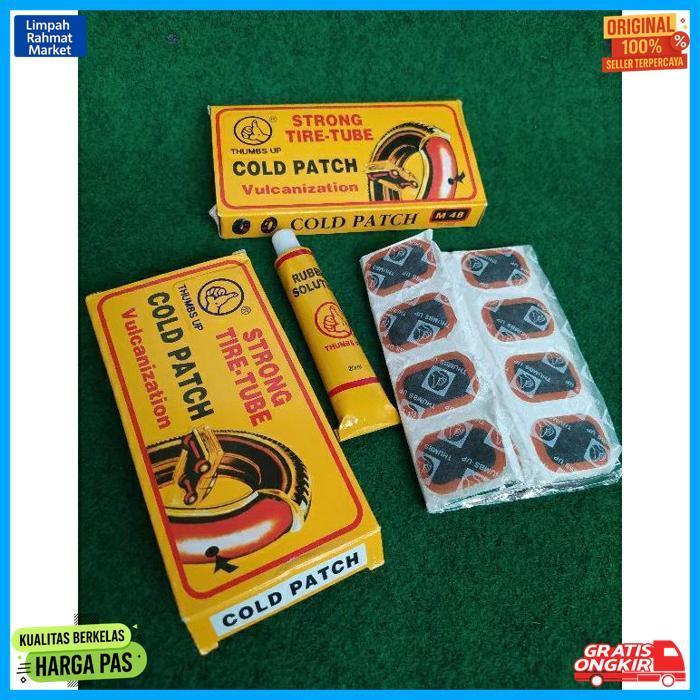 Best Seller Tambal Ban Sepeda / Motor Isi 24 / Isi 48 / Cold Patch Lem Tip Top Kuat