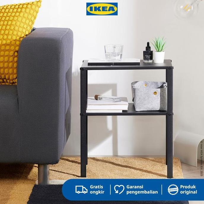 IKEA KNARREVIK Meja Samping Tempat Tidur Bahan Baja 42x34 cm Furniture
