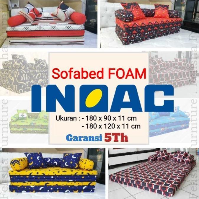 TERLARIS - SofaBed INOAC / Kasur Lipat 180 x 120 x 11 cm